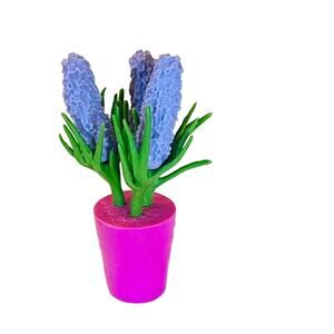American Girl Garden FLOWER Purple Lavender Hyacinth Plant Doll Table Accessory